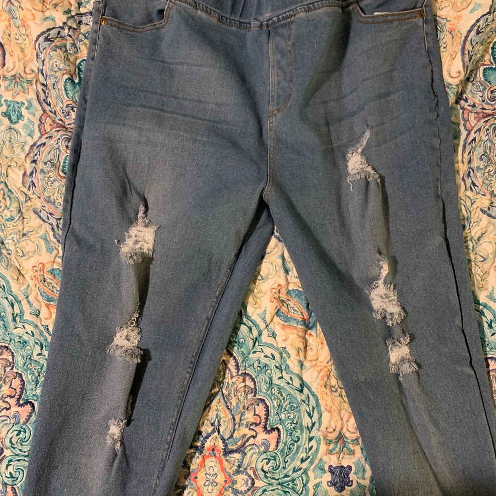 Plus pull on boutique jeggings